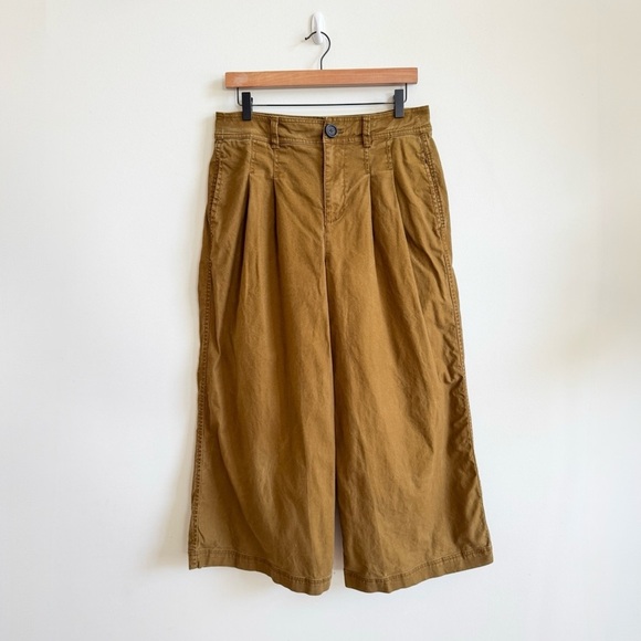 MADEWELL • Pleated Wide Leg in Weathered Olive - Picture 4 of 15